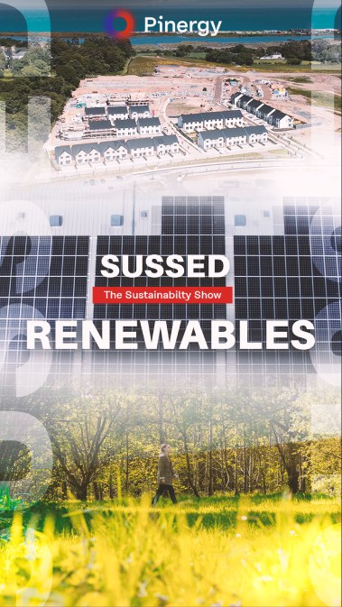 Sussed: The Sustainability Show vertical cover for Pinergy, renewables episode