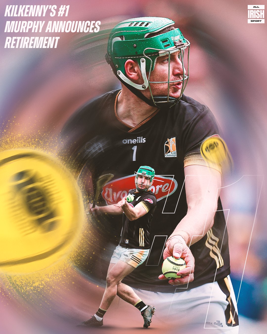 All Irish Sport graphic: Kilkenny goalkeeper Eoin Murphy announces retirement