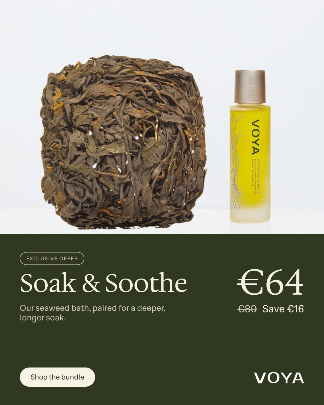 Soak & Soothe bundle offer